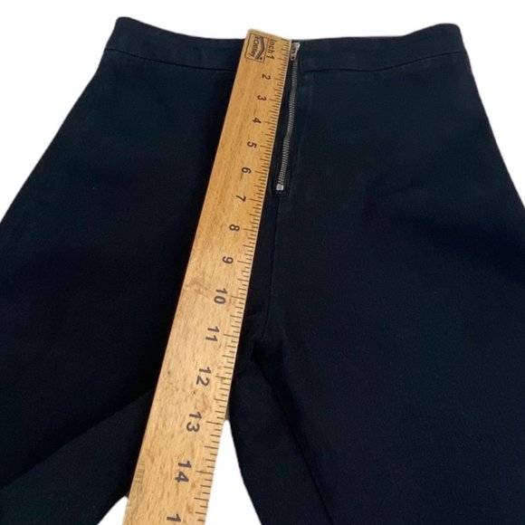 Zara Black Flair Leg Bell Bottom Jeans size 6 - Picture 4 of 6